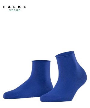 Falke Cotton Touch Short sock Kadın Çorap Mavi | 61MFLRUHN