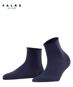 Falke Cotton Touch Short sock Kadın Çorap Mavi | 25KHJCPEV