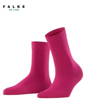 Falke Cotton Touch Socks Kadın Çorap Kırmızı | 56QLOMZCY