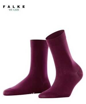 Falke Cotton Touch Socks Kadın Çorap Kırmızı | 60ZHLIUVT