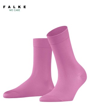 Falke Cotton Touch Socks Kadın Çorap Kırmızı | 74UEQFRPD