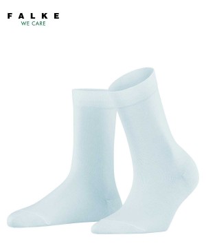 Falke Cotton Touch Socks Kadın Çorap Mavi | 97KIQNRBZ