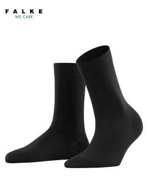 Falke Cotton Touch Socks Kadın Çorap Siyah | 59KTWVRHO