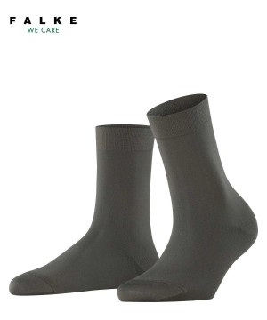 Falke Cotton Touch Socks Kadın Çorap Yeşil | 70EBFGRYK