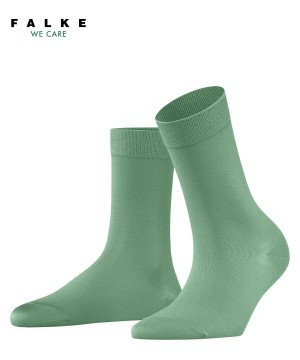 Falke Cotton Touch Socks Kadın Çorap Yeşil | 67BNFHPOM