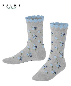 Falke Ditsy Flowers Socks Çocuk Çorap Gri | 49SJYGXLO