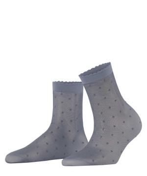 Falke Dot 15 DEN Ankle socks Kadın Çorap Gri | 42DFNYOCV