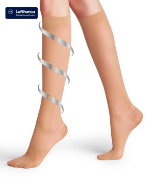 Falke Energize 30 DEN Knee-high Socks Kadın Çorap Kahverengi | 40PACUBFZ