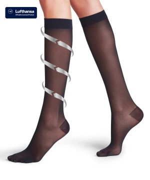 Falke Energize 30 DEN Knee-high Socks Kadın Çorap Mavi | 62MQYPITA