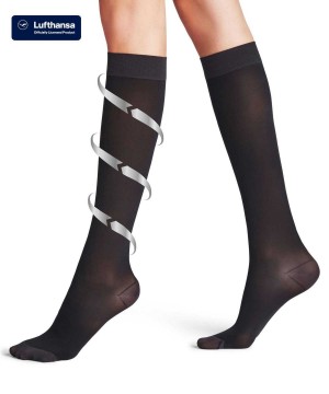 Falke Energize 50 DEN Knee-high Socks Kadın Çorap Siyah | 02RTJSEZQ