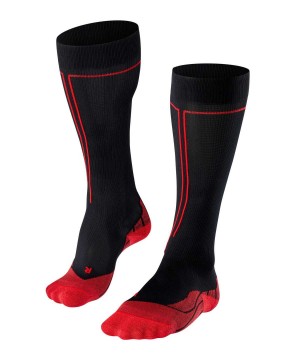 Falke Energizing Knee-high Socks Health Kadın Sports Socks Siyah | 26BNJCWPF