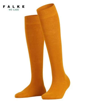 Falke Family Knee-high Socks Kadın Çorap Sarı | 15HQRXWOS