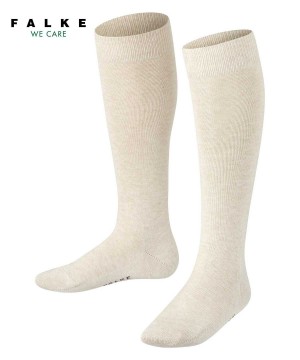 Falke Family Knee-high Socks Çocuk Çorap Bej Rengi | 74RFCJIEX