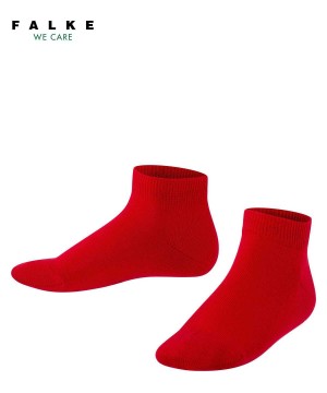 Falke Family Sneaker socks Çocuk Çorap Kırmızı | 39KONZDVT