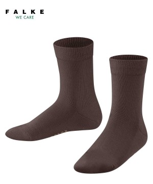 Falke Family Socks Çocuk Çorap Kahverengi | 71FOGWNDJ