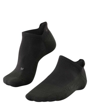 Falke GO2 Invisible Golf Invisibles Erkek No Show Socks Siyah | 25PEHLNUR