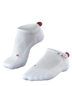 Falke GO2 Pompom Golf Invisibles Kadın Sports Socks Beyaz | 79GTALJWQ