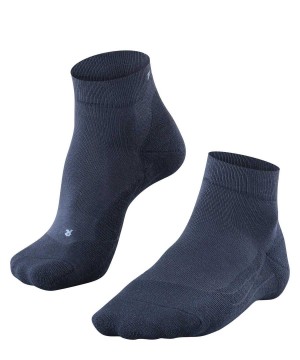 Falke GO2 Short Golf Short sock Erkek Çorap Mavi | 60ANQDKFR