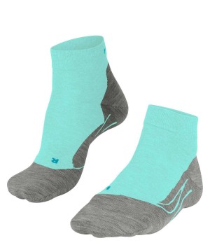 Falke GO2 Short Golf Short sock Kadın Sports Socks Mavi | 04TMJRKHG