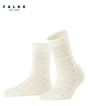 Falke Granny Square Socks Kadın Çorap Beyaz | 63QXNODSC
