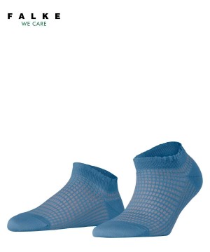 Falke Grassbraid Sneaker Socks Kadın Çorap Mavi | 89SLVMFTU