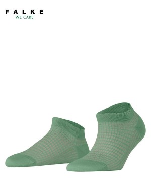 Falke Grassbraid Sneaker Socks Kadın Çorap Yeşil | 42BYKUQOJ