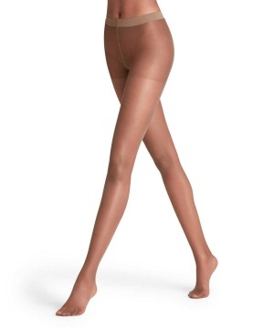 Falke Invisible Deluxe 8 DEN Tights Kadın Tights Kahverengi | 12KXOWFEG