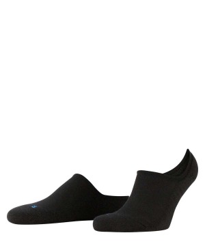 Falke Keep Warm Invisibles Kadın No Show Socks Siyah | 49KNMWZUE