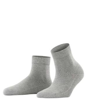 Falke Light Cuddle Pads Short sock Kadın Çorap Gri | 79HDQGEWA