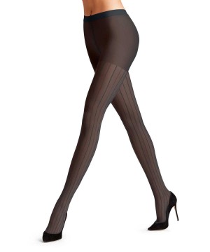 Falke Linear Lounge 25 DEN Tights Kadın Tights Mavi | 35TMKBLNW