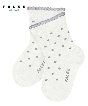 Falke Little Dot Socks Bebek Çorap Beyaz | 07UWMIDGZ