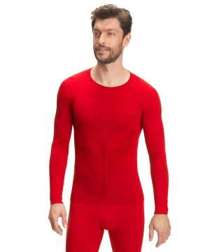 Falke Long sleeve shirt Warm Erkek Long Sleeve T-Shirts Kırmızı | 40XQJIHKV