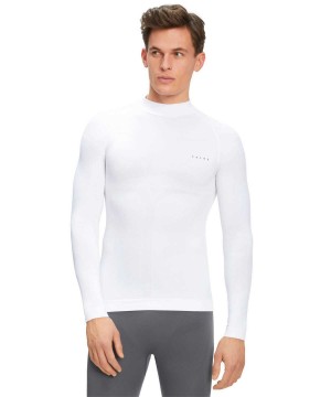 Falke Long sleeve shirt Warm Erkek Long Sleeve T-Shirts Beyaz | 73OGUXSEK
