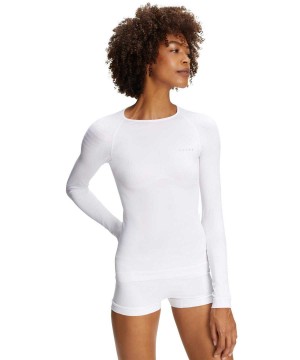 Falke Long sleeve shirt Warm Kadın Uzun Kollu Gömlek Beyaz | 13VERUJIC
