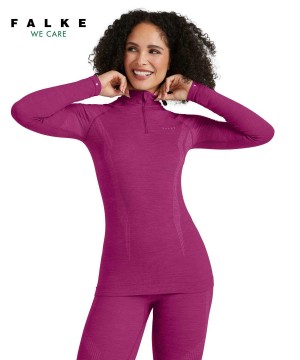 Falke Long sleeve shirt Wool-Tech Kadın Uzun Kollu Gömlek Mor | 03TLUCEQI
