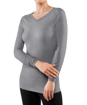 Falke Long sleeve shirt Wool-Tech Light Kadın Uzun Kollu Gömlek Gri | 17VMLXYCK