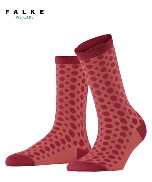 Falke Mirage Dot Socks Kadın Çorap Kırmızı | 32RJBGKSH