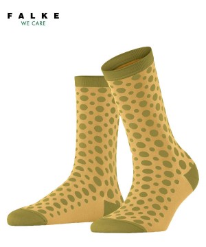 Falke Mirage Dot Socks Kadın Çorap Sarı | 71AGPXFLI