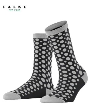 Falke Mirage Dot Socks Kadın Çorap Siyah | 01JGNAYEH