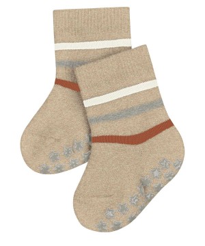 Falke Multi Stripe House socks Bebek Çorap Bej Rengi | 60RUKSNTM