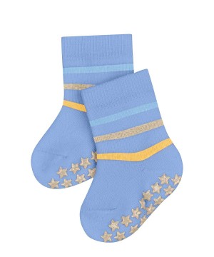 Falke Multi Stripe House socks Bebek Çorap Mavi | 74DJOYIKM