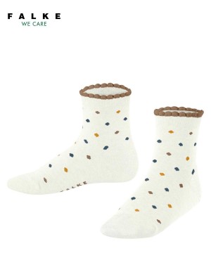 Falke Multidot Short sock Çocuk Çorap Beyaz | 73YMGLQZJ