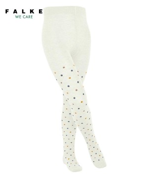 Falke Multidot Tights Çocuk Tights Beyaz | 50WMJGQKT