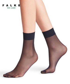 Falke Pure Matt 20 DEN Ankle socks Kadın Çorap Mavi | 03MHAIOVL