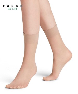 Falke Pure Matt 20 DEN Ankle socks Kadın Çorap Bej Rengi | 90RJUKAQM
