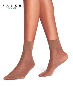 Falke Pure Matt 20 DEN Ankle socks Kadın Çorap Kahverengi | 92ZGARVHP