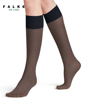 Falke Pure Matt 20 DEN Knee-high Socks Kadın Çorap Mavi | 60ZNKEXBJ