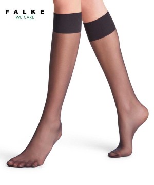 Falke Pure Matt 20 DEN Knee-high Socks Kadın Çorap Siyah | 19CHDASTN