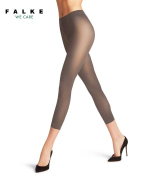 Falke Pure Matt 50 DEN Capri Kadın Leggings & Capri Kahverengi | 67SOIBHMA
