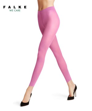 Falke Pure Matt 50 DEN Leggings Kadın Tayt Kırmızı | 09XAJSNVH